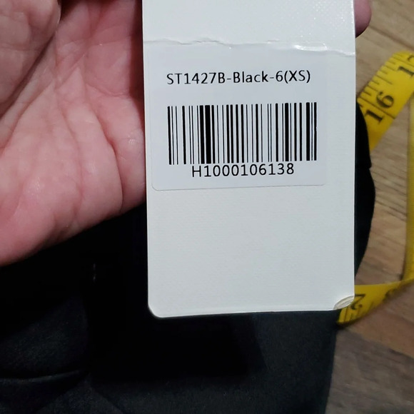 Saints & secrets ruffled little black mini dress nwt - Picture 5 of 7